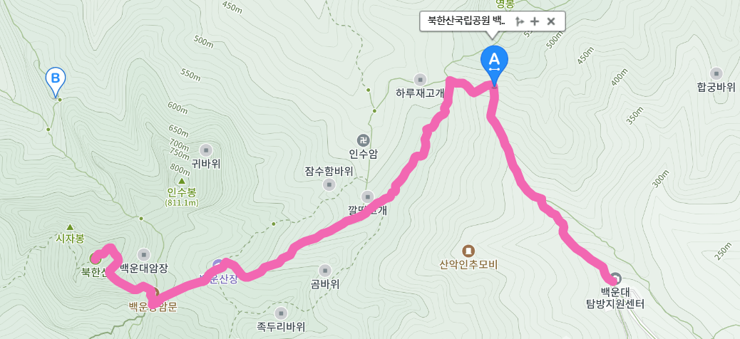 북한산 코스