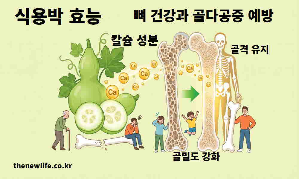 식용박 효능 뼈 건강 골다공증 예방