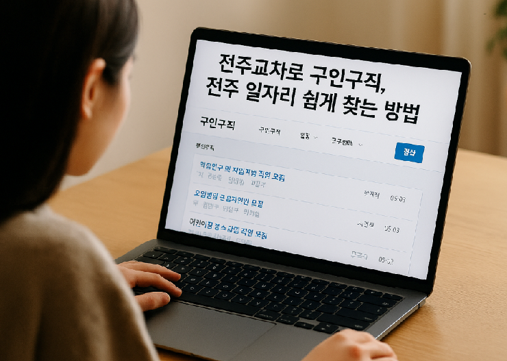 일자리를 찾는 사람