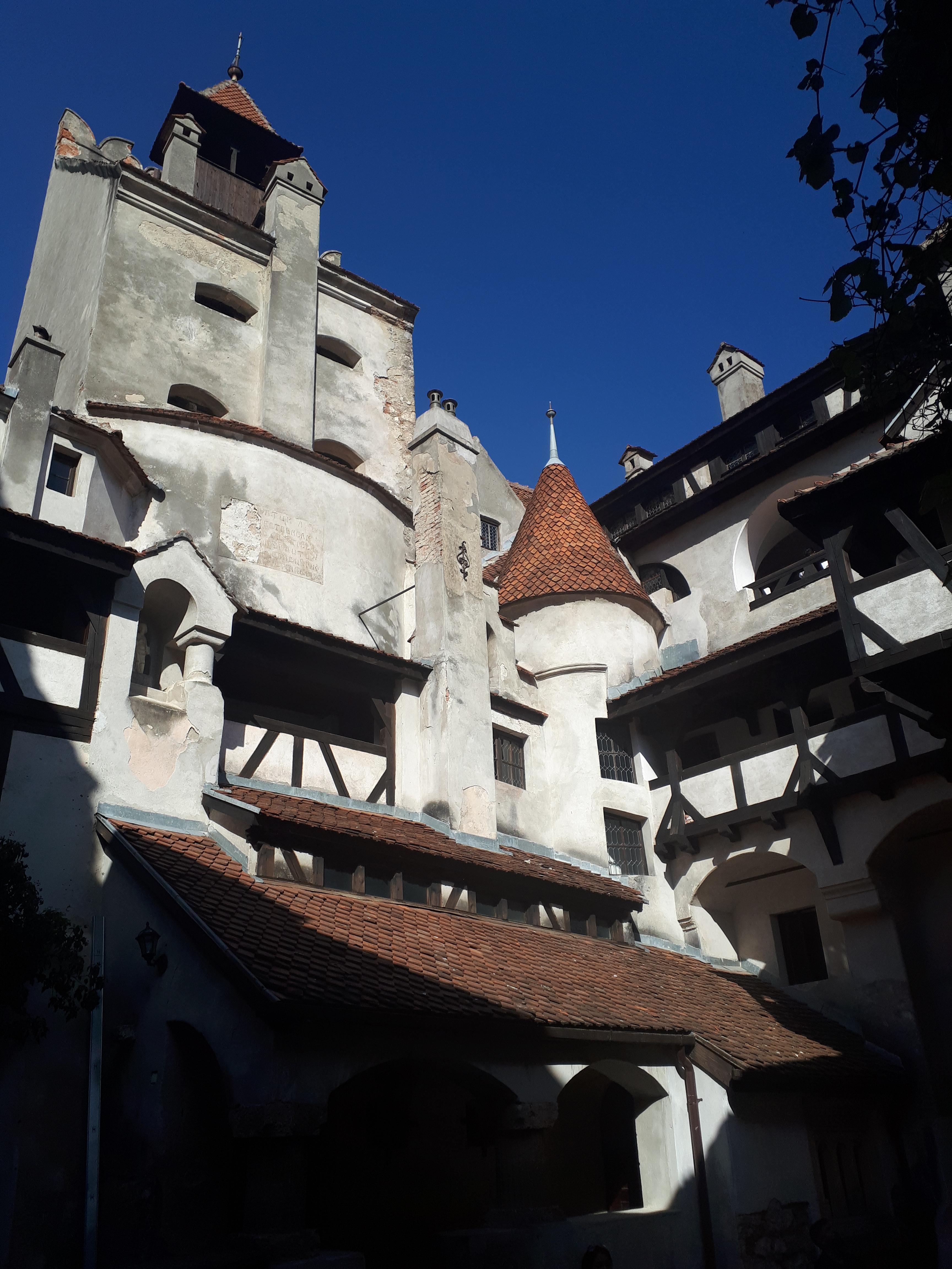 루마니아 브라쇼브 아래에서 본 브란 성