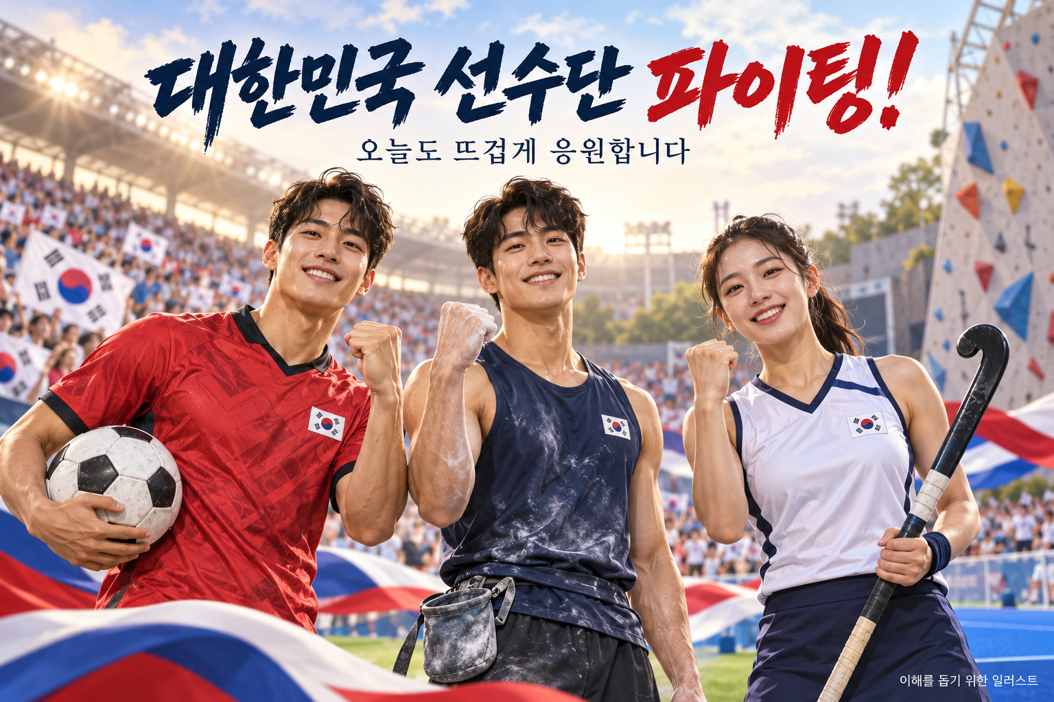 한국&middot;중국 축구 준결승부터 클라이밍 결승까지, 아시안게임 대표님을 응원합니다