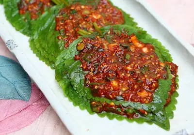양념 깻잎