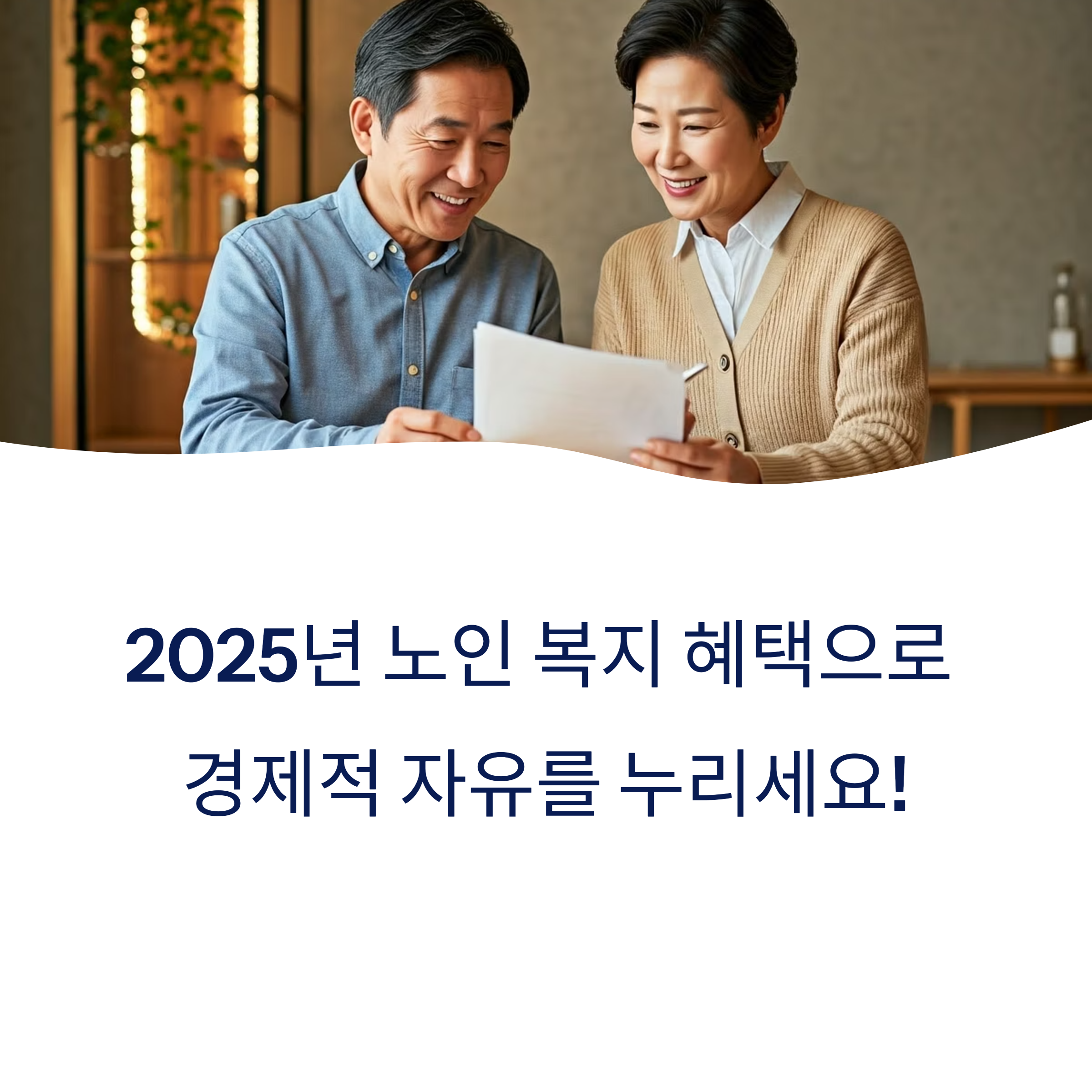 노인을 위한 정부지원금, 이렇게 신청하세요!