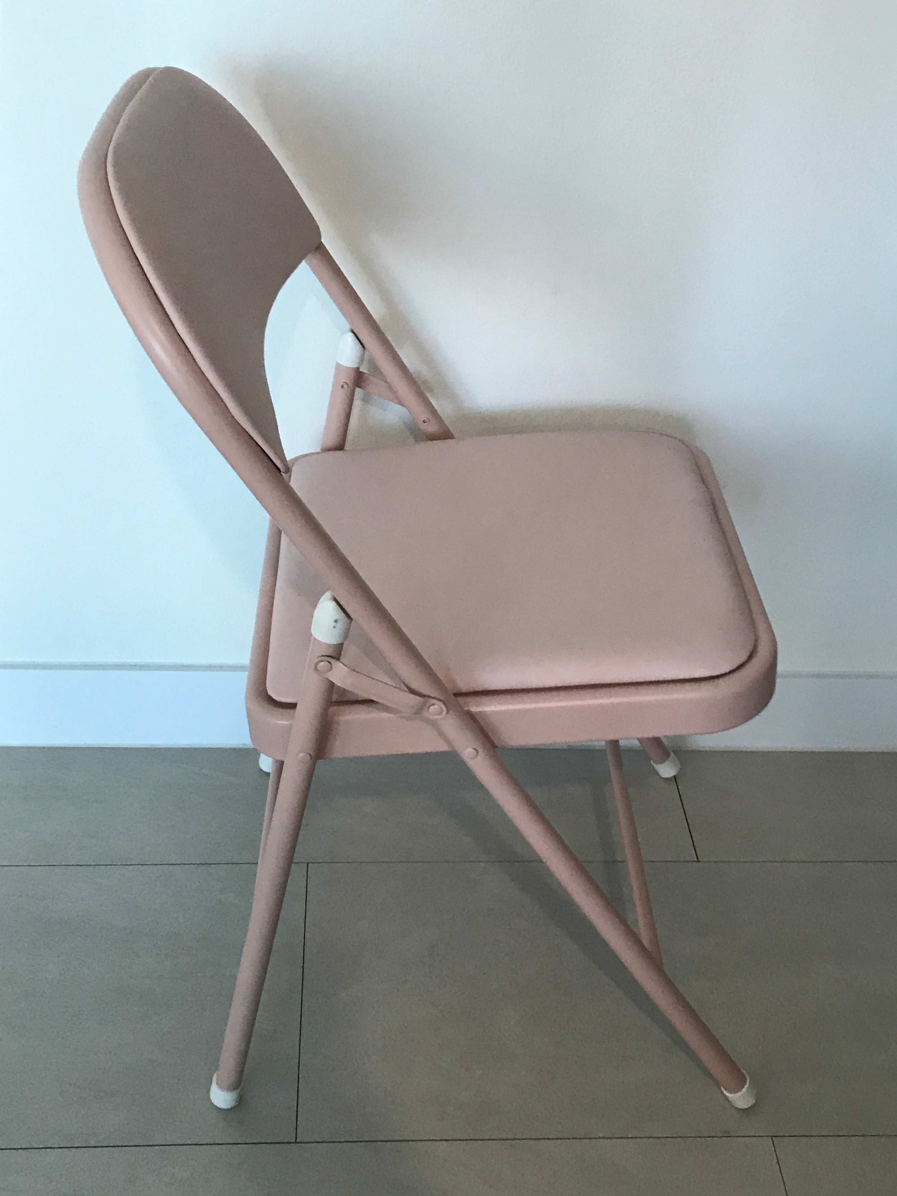 접이식 의자 측면