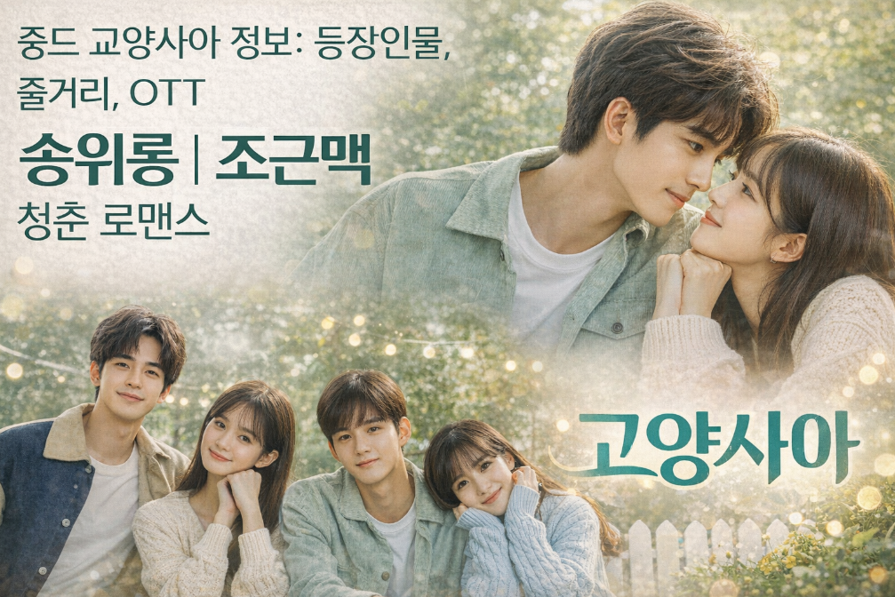 송위룡 조근맥 중드 교양사아 완벽 정보 총정리