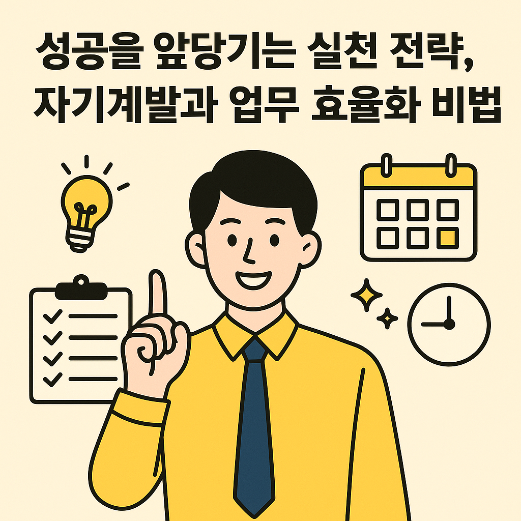 자기계발과 업무 효율화 비법