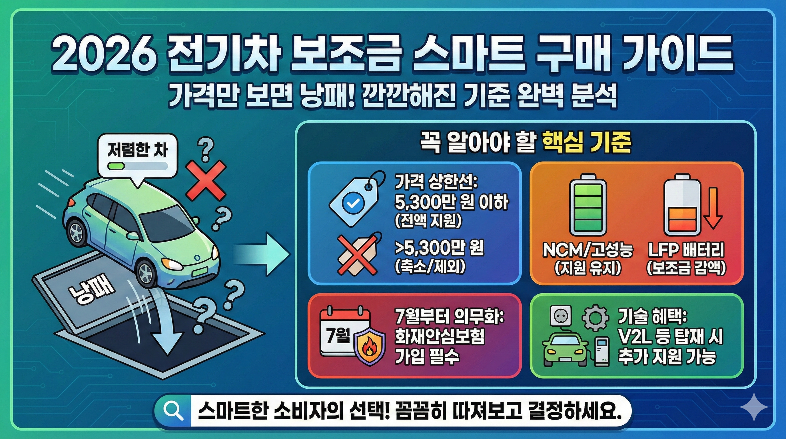 2026 전기차 보조금 스마트 구매 가이드