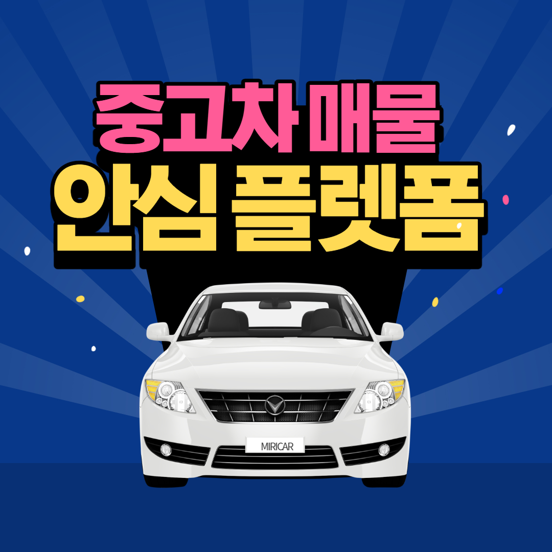 중고차 매물 안심 플렛폼 추천 이미지