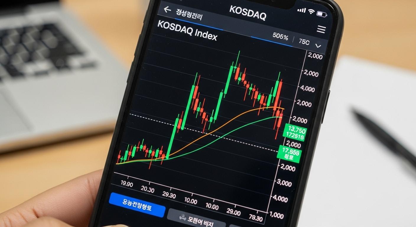 코스닥 지수 차트
