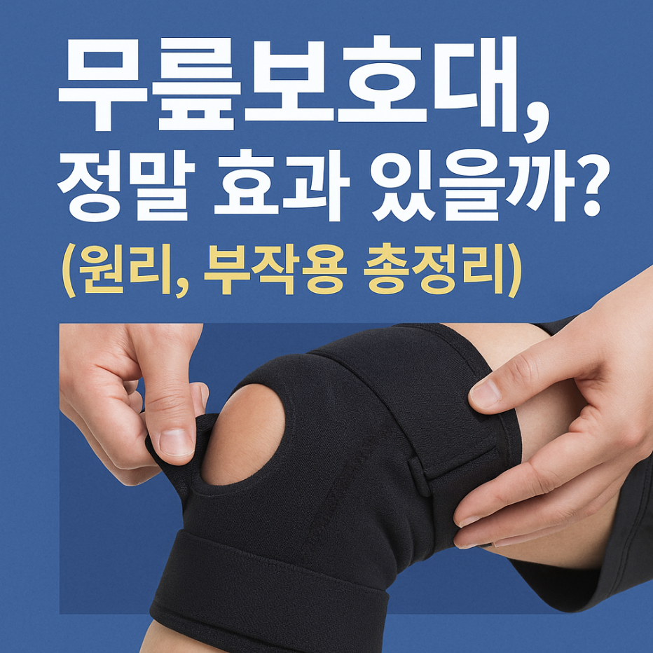 무릎보호대, 정말 효과 있을까? (원리, 부작용 총정리)