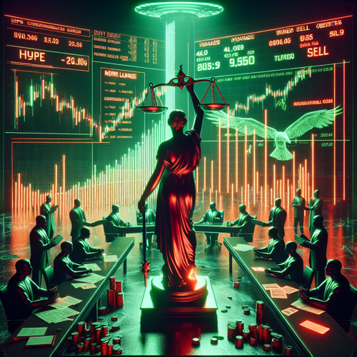 alt="팔란티어 로고와 급등락하는 주가 그래프, 과대평가 논란과 내부자 매도를 상징하는 경고 아이콘이 함께 있는 이미지"