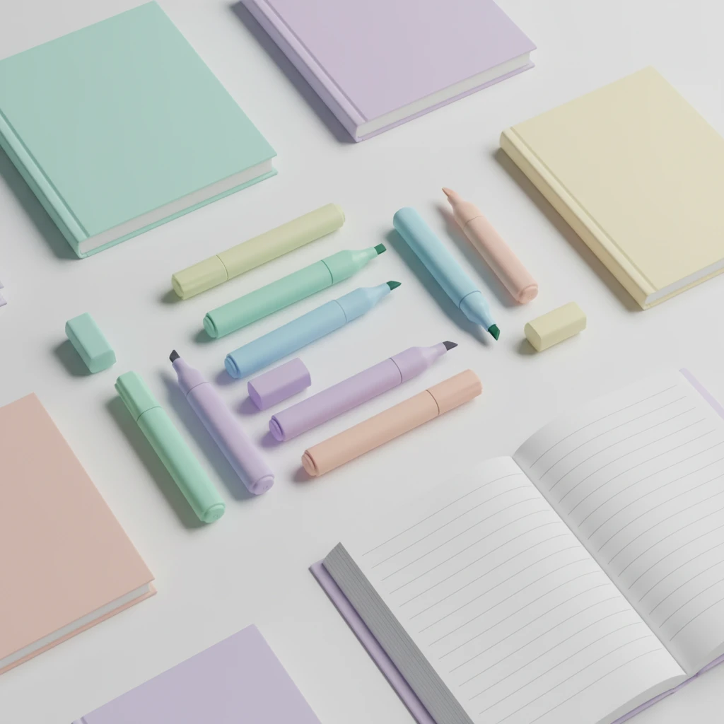 중학생 국민 형광펜 비교 및 교과서용..