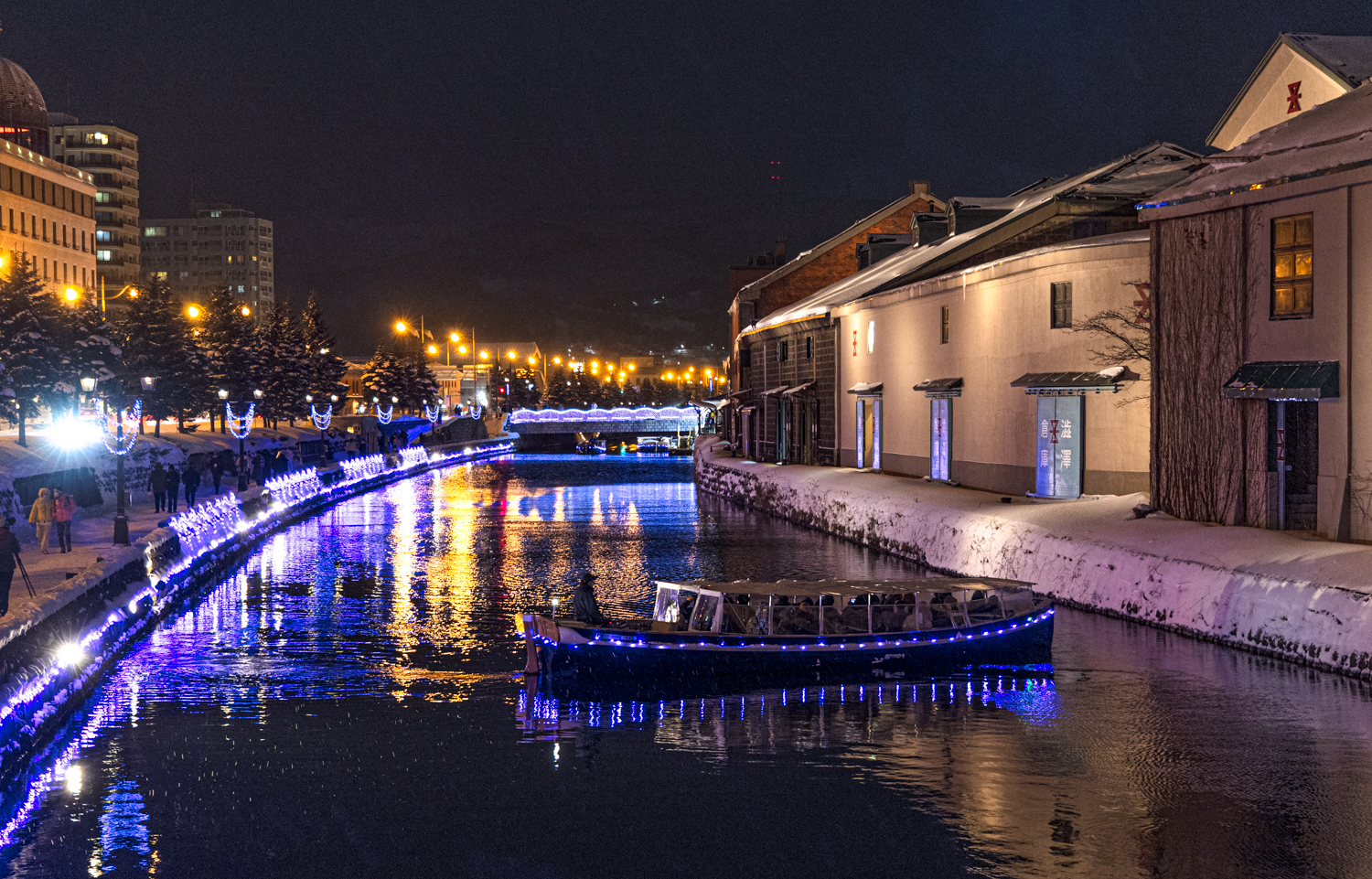 오타루 야경 크루즈