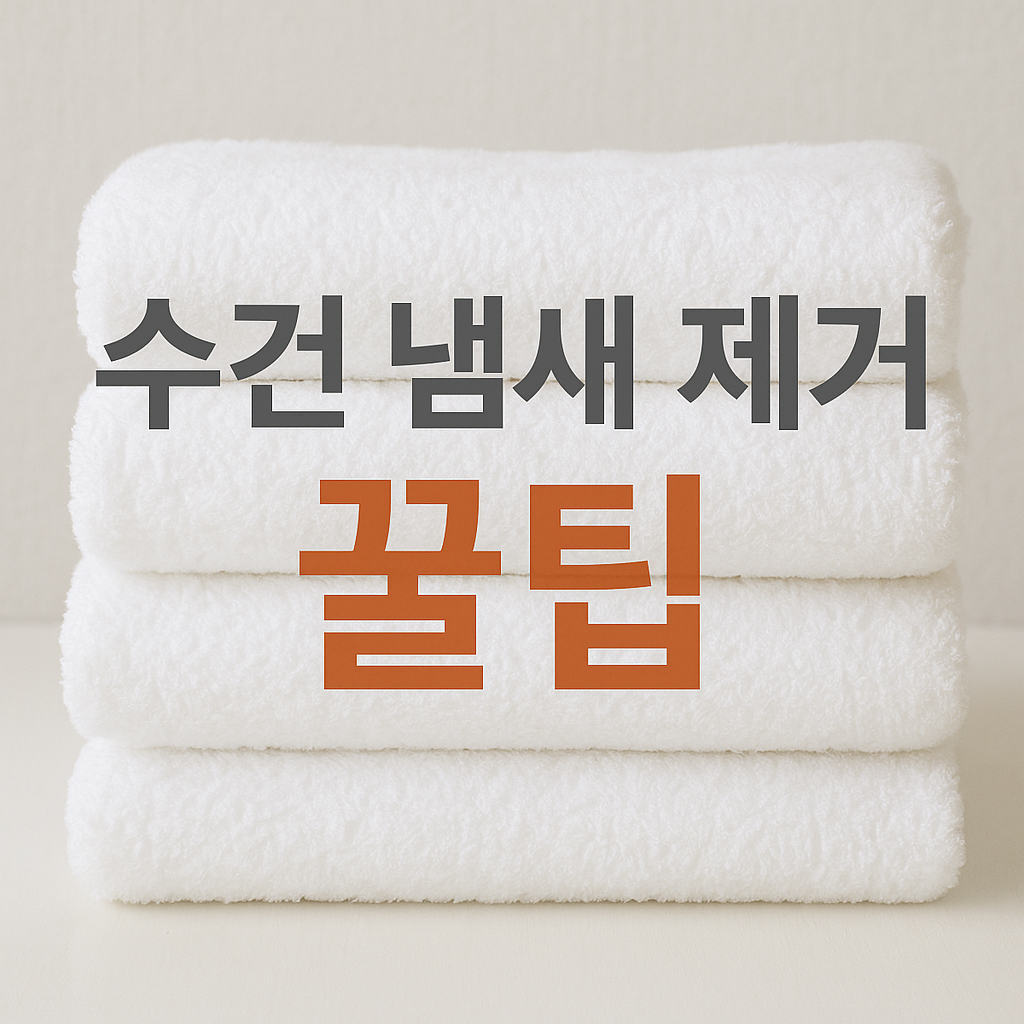곰팡이 냄새 ,수건 냄새 없애는 법