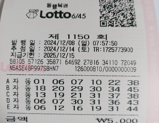 1150회 자동 일요일