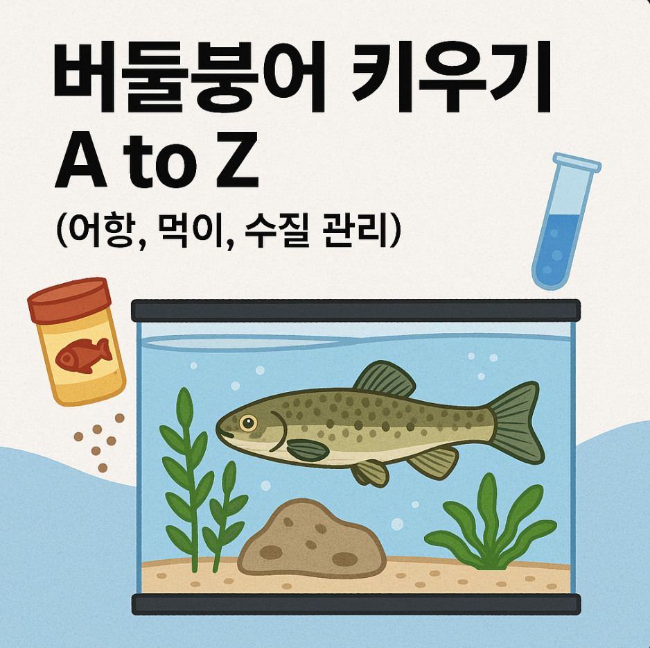 버들붕어 키우기 A to Z (어항, 먹이, 수질 관리)
