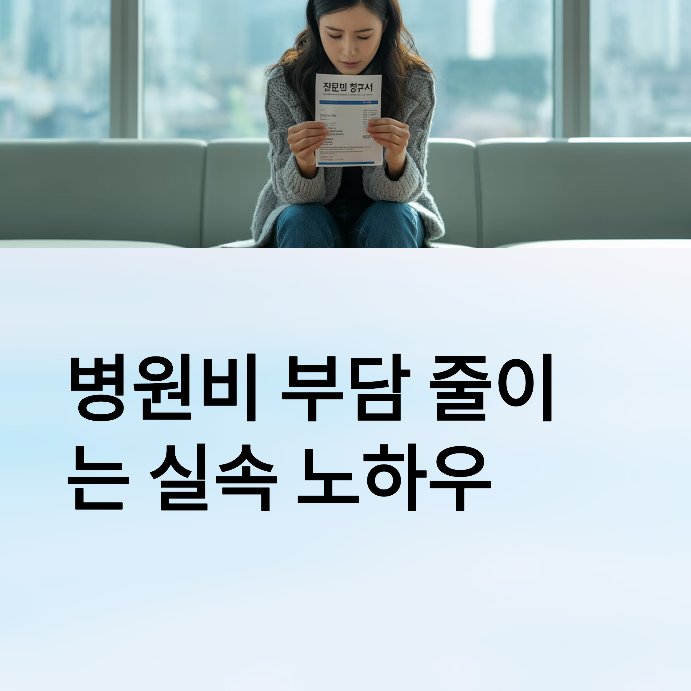 병원 진료비 줄이는 실속 노하우 총정리