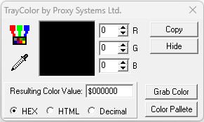 TrayColor Program