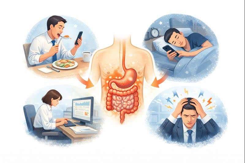 소화가 잘 안 될 때 점검해야 할 생활 패턴