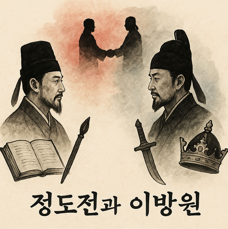 AI가 만들어준 정도전과 이방원