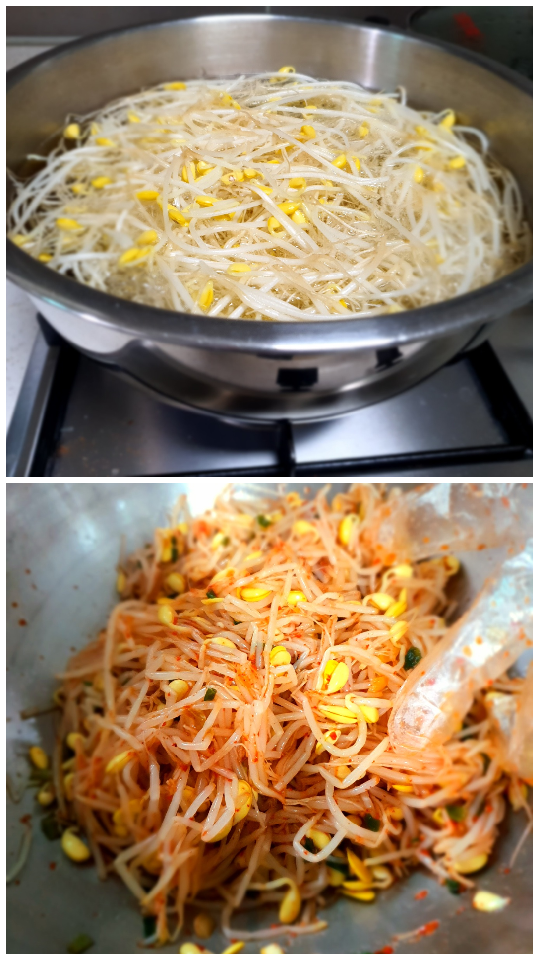 콩나물-무침에서-콩나물은-3분만-삶아요.