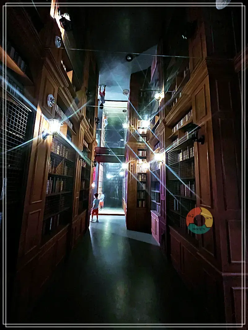 디스커버스_실내입구-서재-많은책