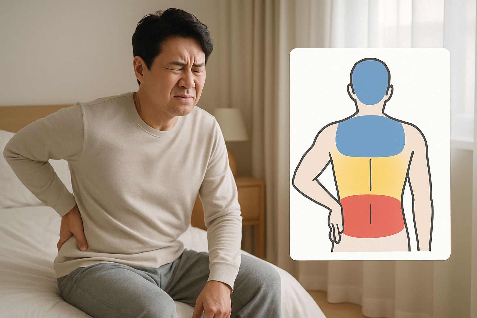 허리 통증 유형별 자가 진단