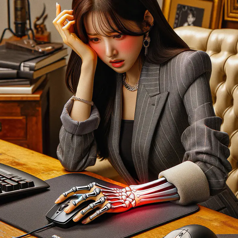 업무 환경이 불편한 직장인