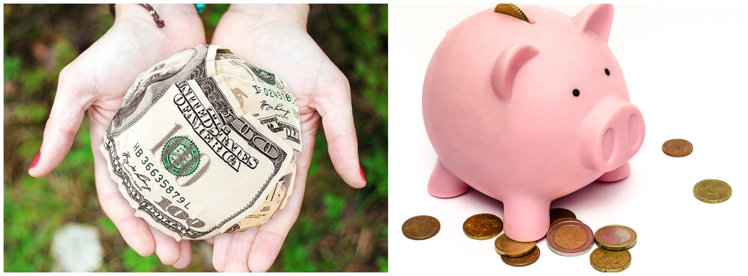 돈과 저금통