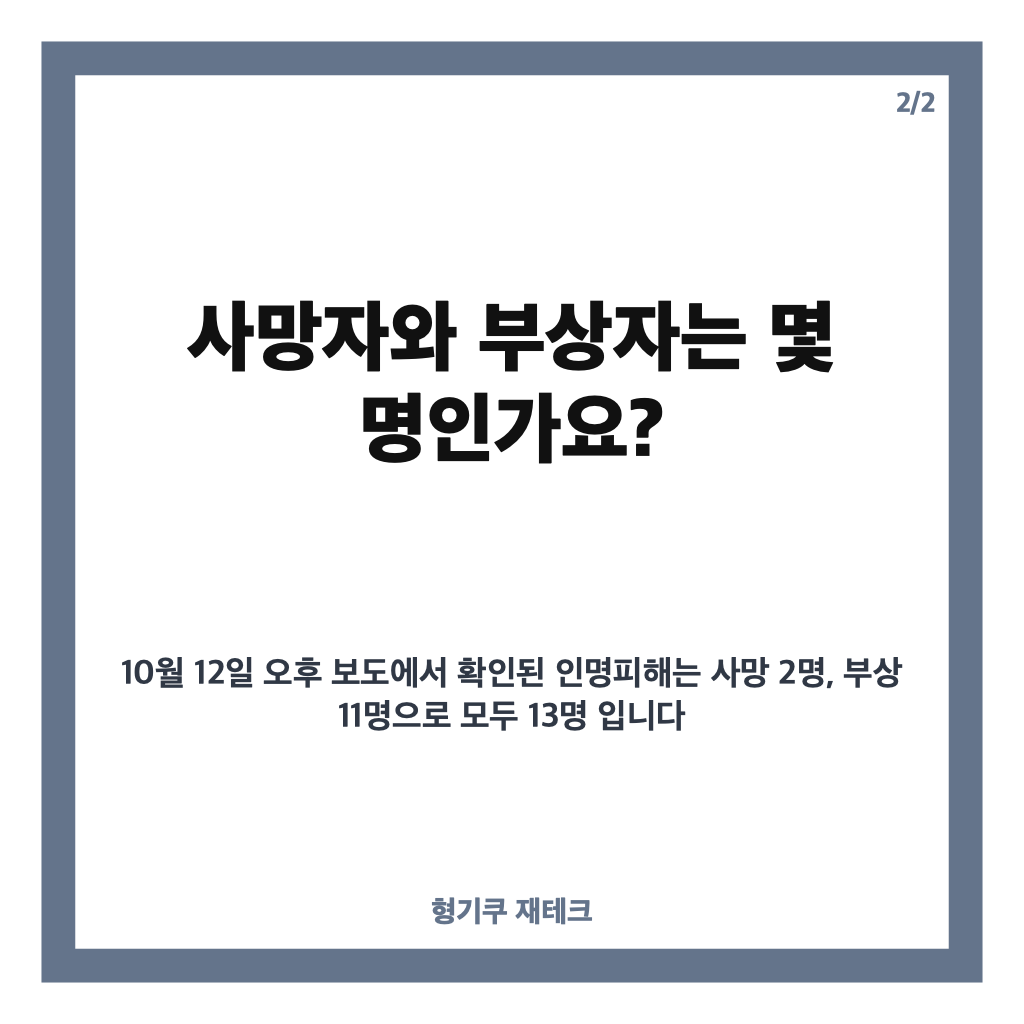 통영대전고속도로 5중 추돌, 장수분기점 사고 경위와 피해 현황 카드뉴스 3