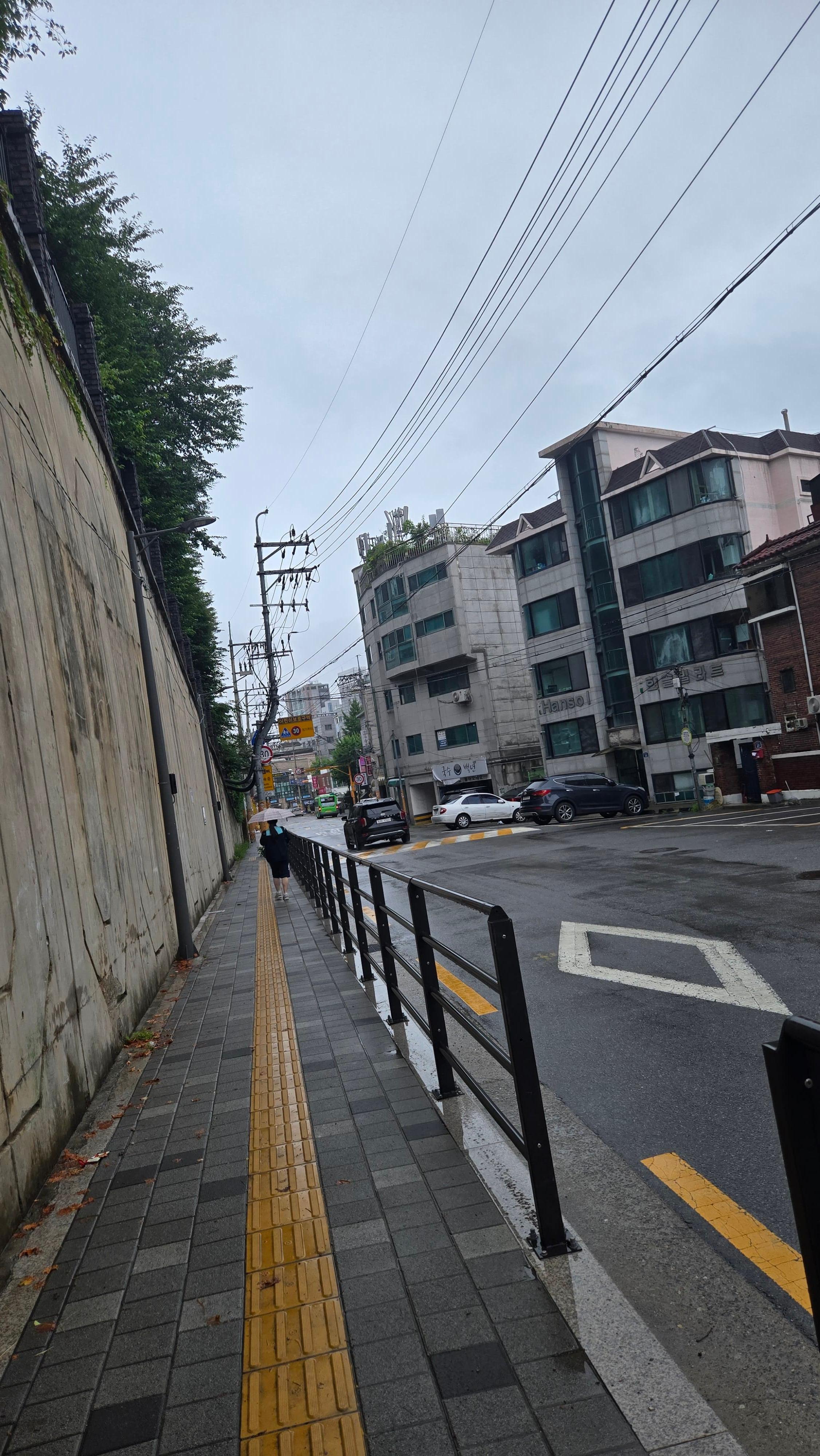 비 오는 날의 걷기는 마음까지 천천히 만들었습니다