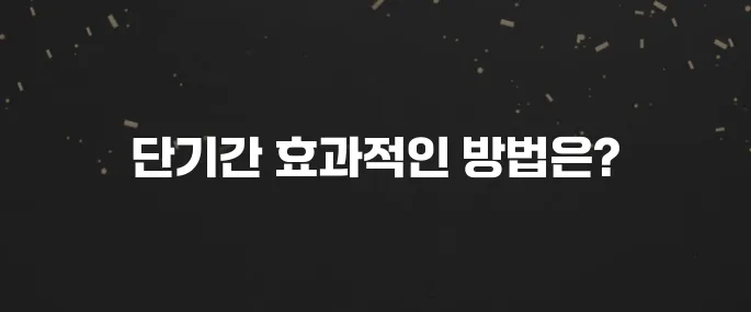단기간 -5kg 가능? 1주, 2주 초고속 다이어트 식단