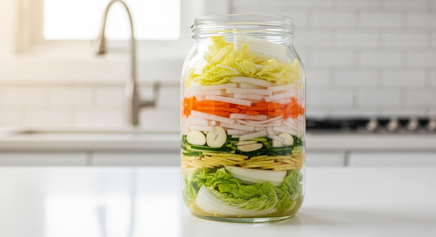 백김치 맛있게 담는법