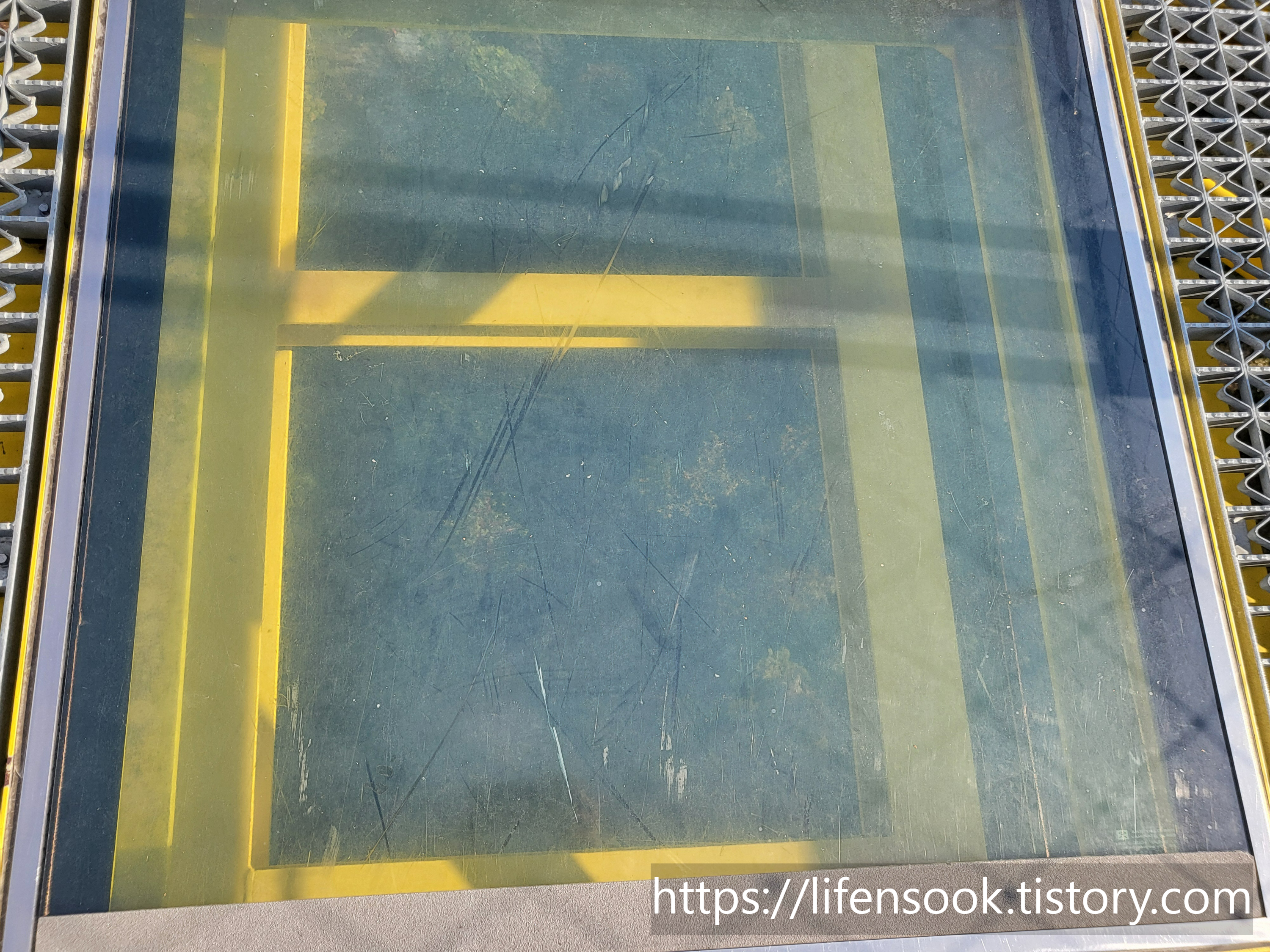 소금산 울렁다리 유리바닥