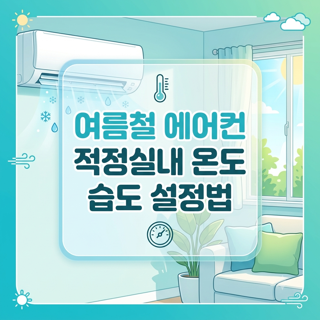 여름철 에어컨 적정 실내 온도