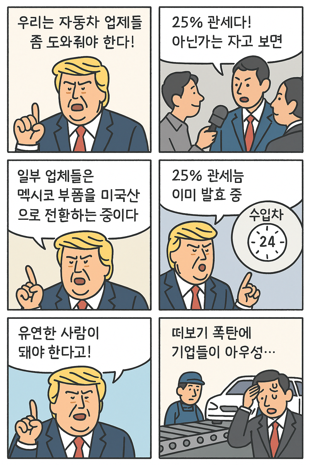 트럼프 관세 정책 요약