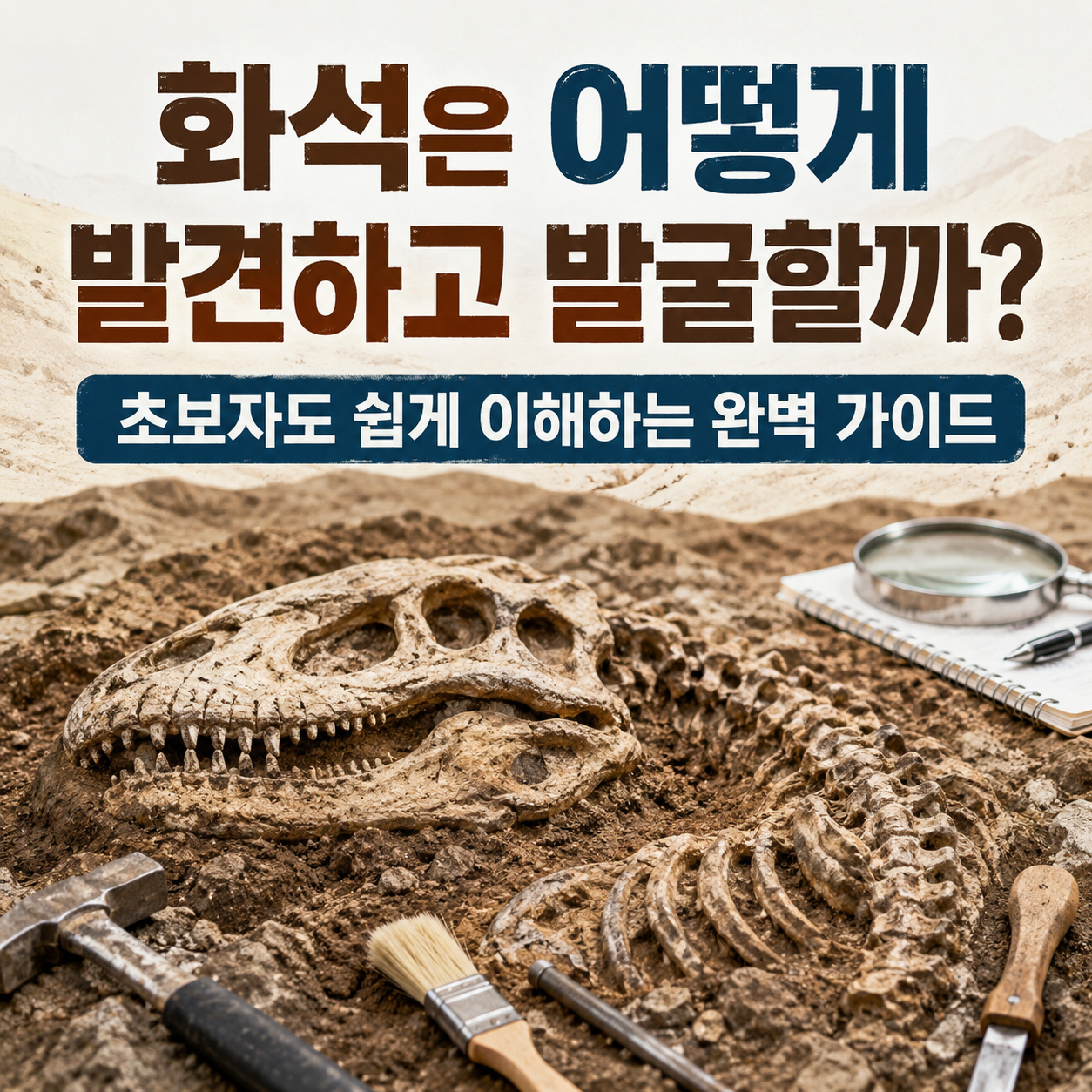 화석은 어떻게 발견하고 발굴할까