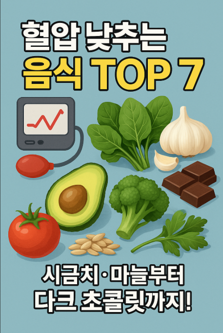혈압 낮추는 음식