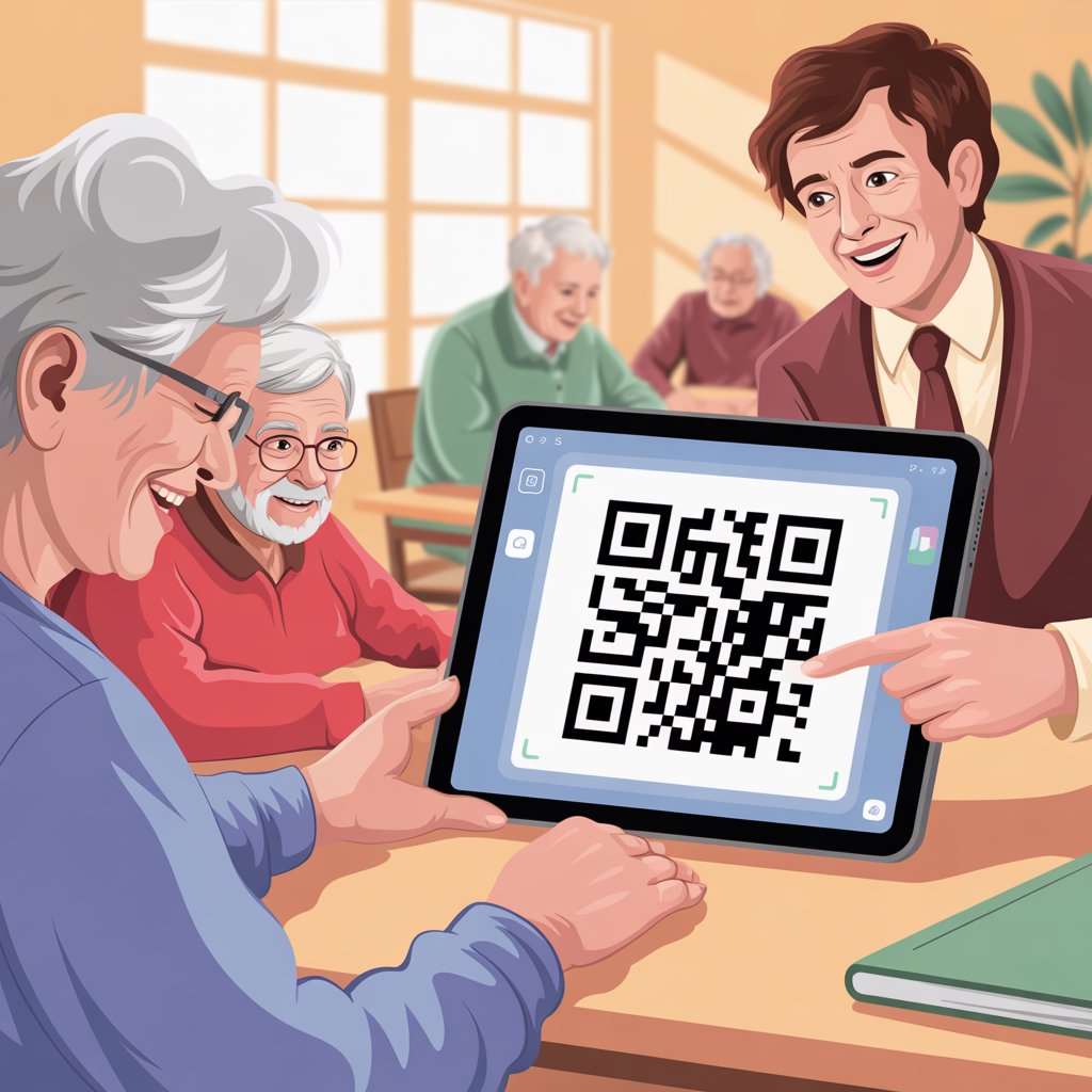 60대 QR코드 찍는 방법(카메라로 쉽게 스캔하는 순서 안내)