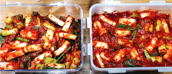 김치 숙성 비교
