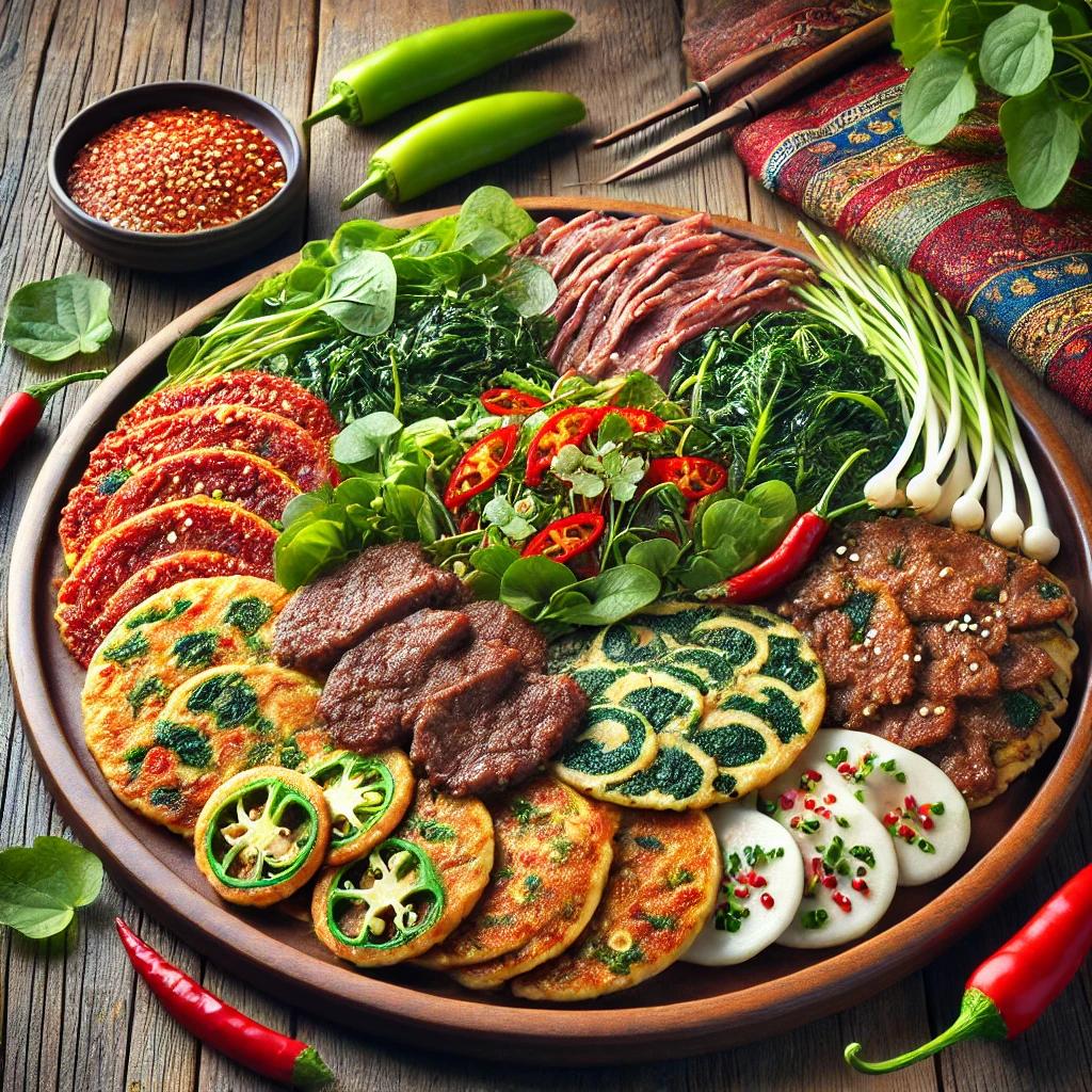 동그랑땡 고추전깻잎전~고기소 하나로 만들어