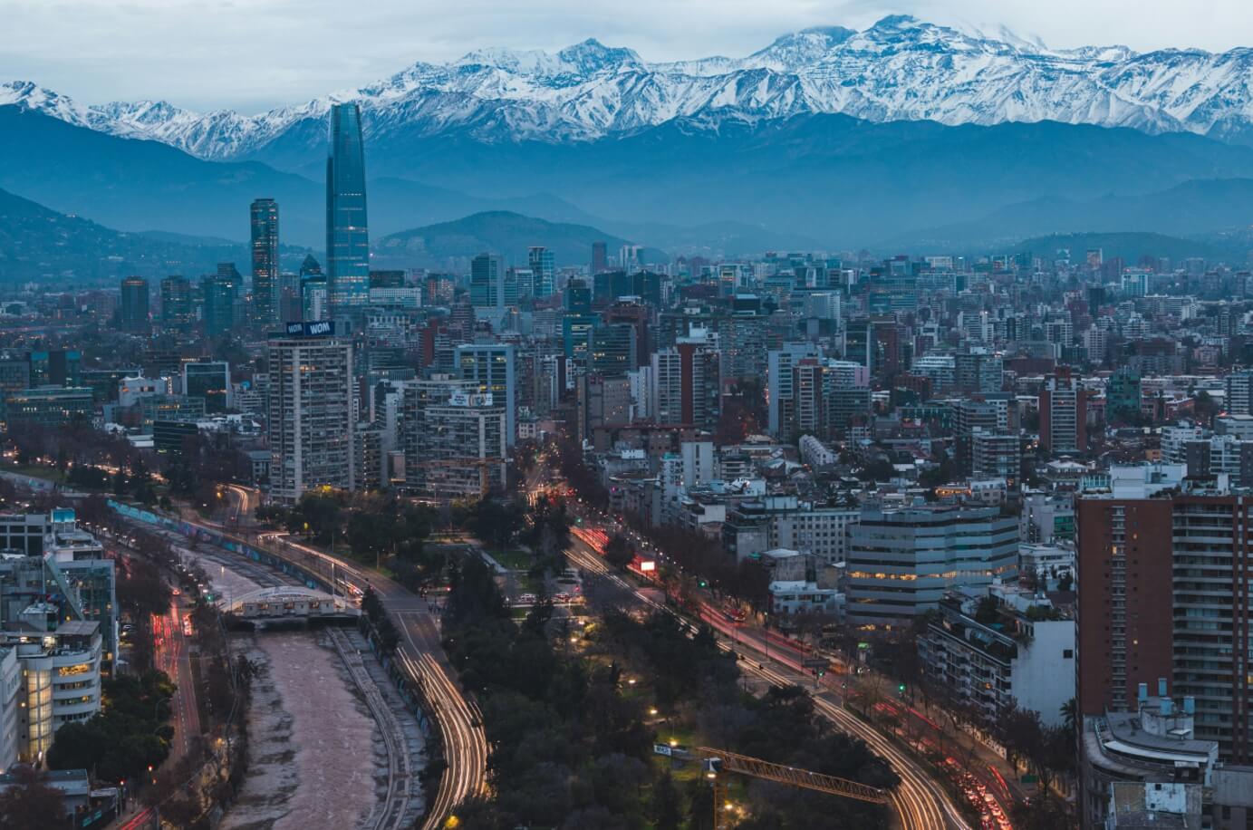 산티아고 도시 사진