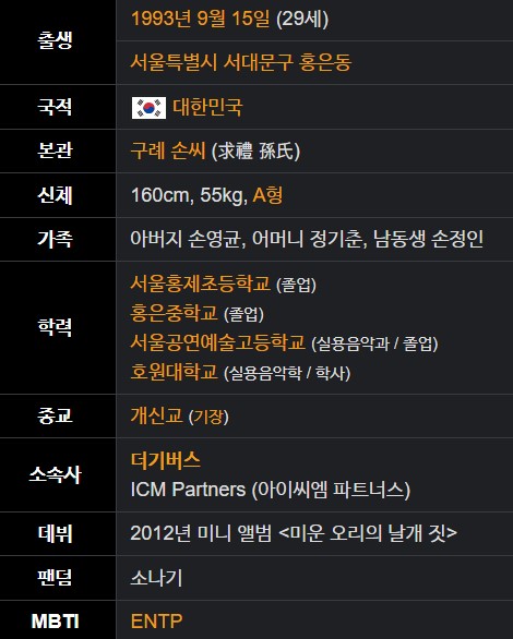 손승연 프로필 나이 학력 소속사 분쟁