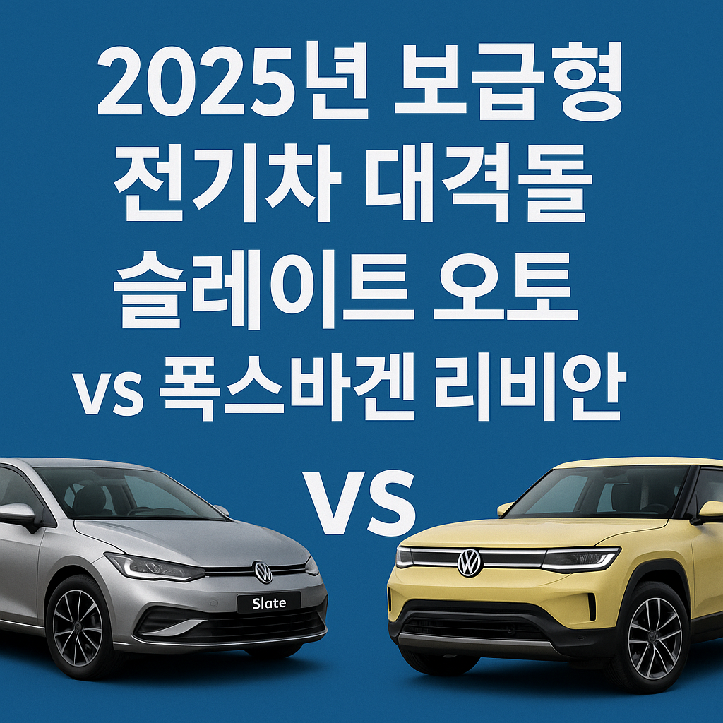 2025 대중형 EV 트렌드, 신모델 경쟁 구도 분석