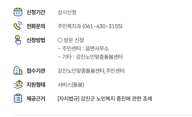 홀로사는 어르신 안부살피기 신청방법 지원내용