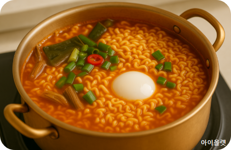 국물 맛이 다릅니다