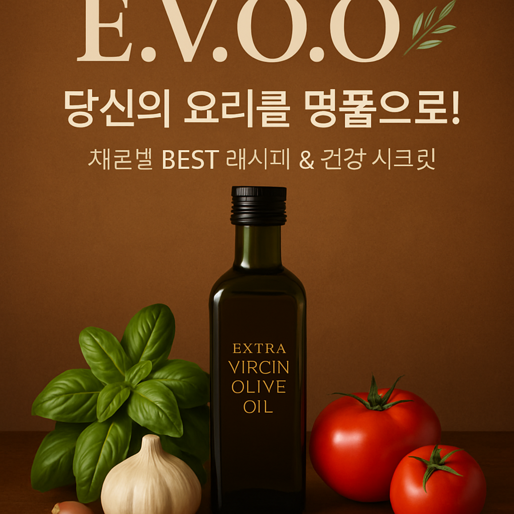 건강과 풍미를 한 스푼에! 엑스트라 버진 올리브 오일 황금 레시피 9선 (채소육류해산물)