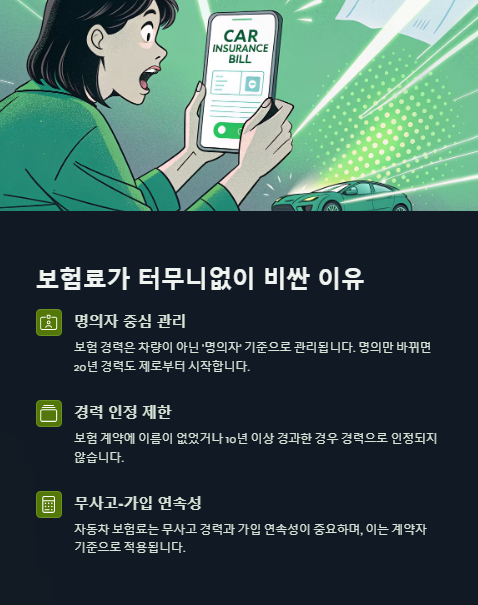 보험료가 비싼 이유