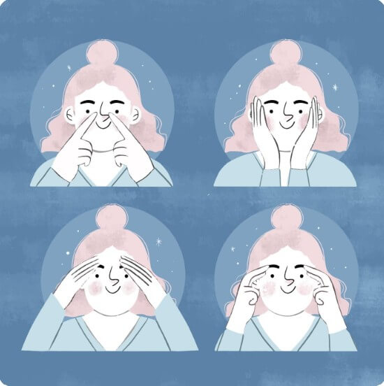 눈 운동 중
