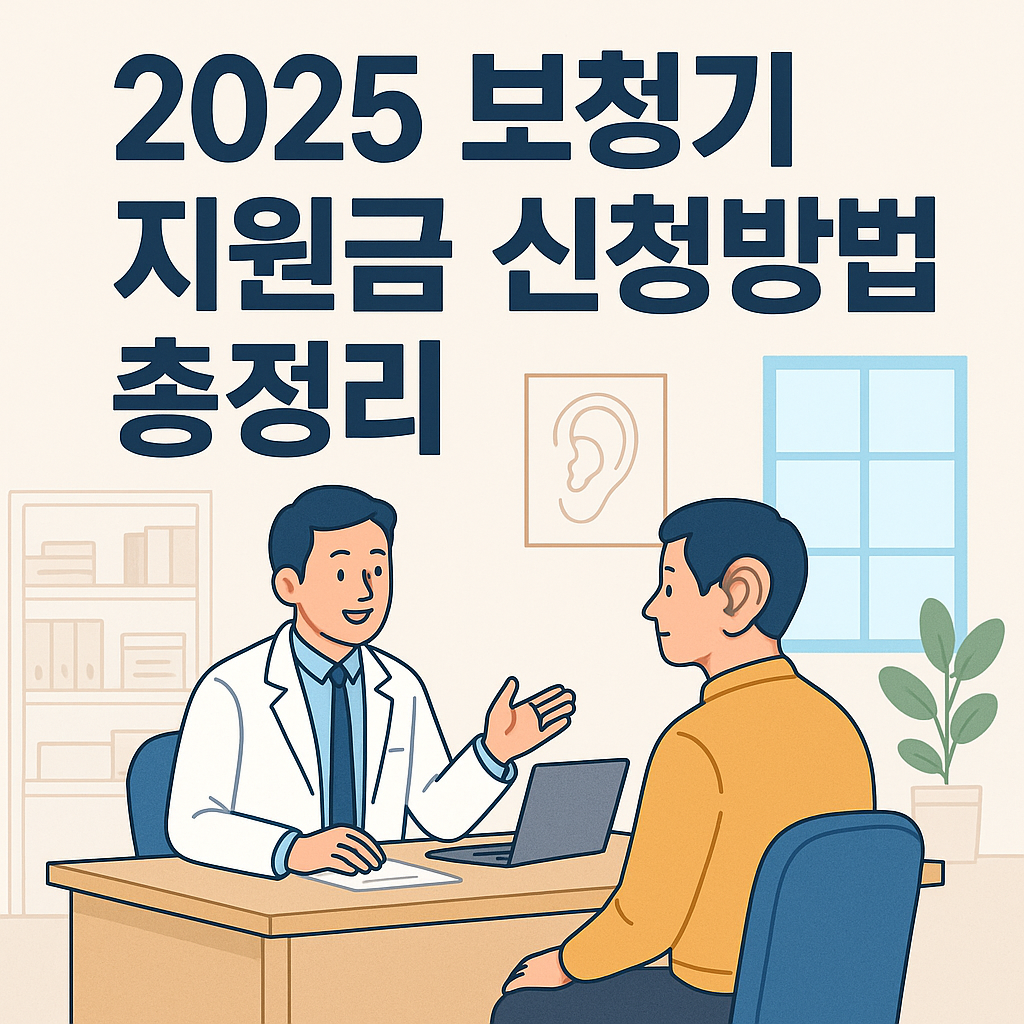 보청기 정부 지원금 신청방법 총정리